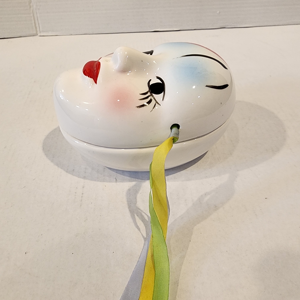 Colorful Ceramic Mask with Ribbons - Picture 6 of 10